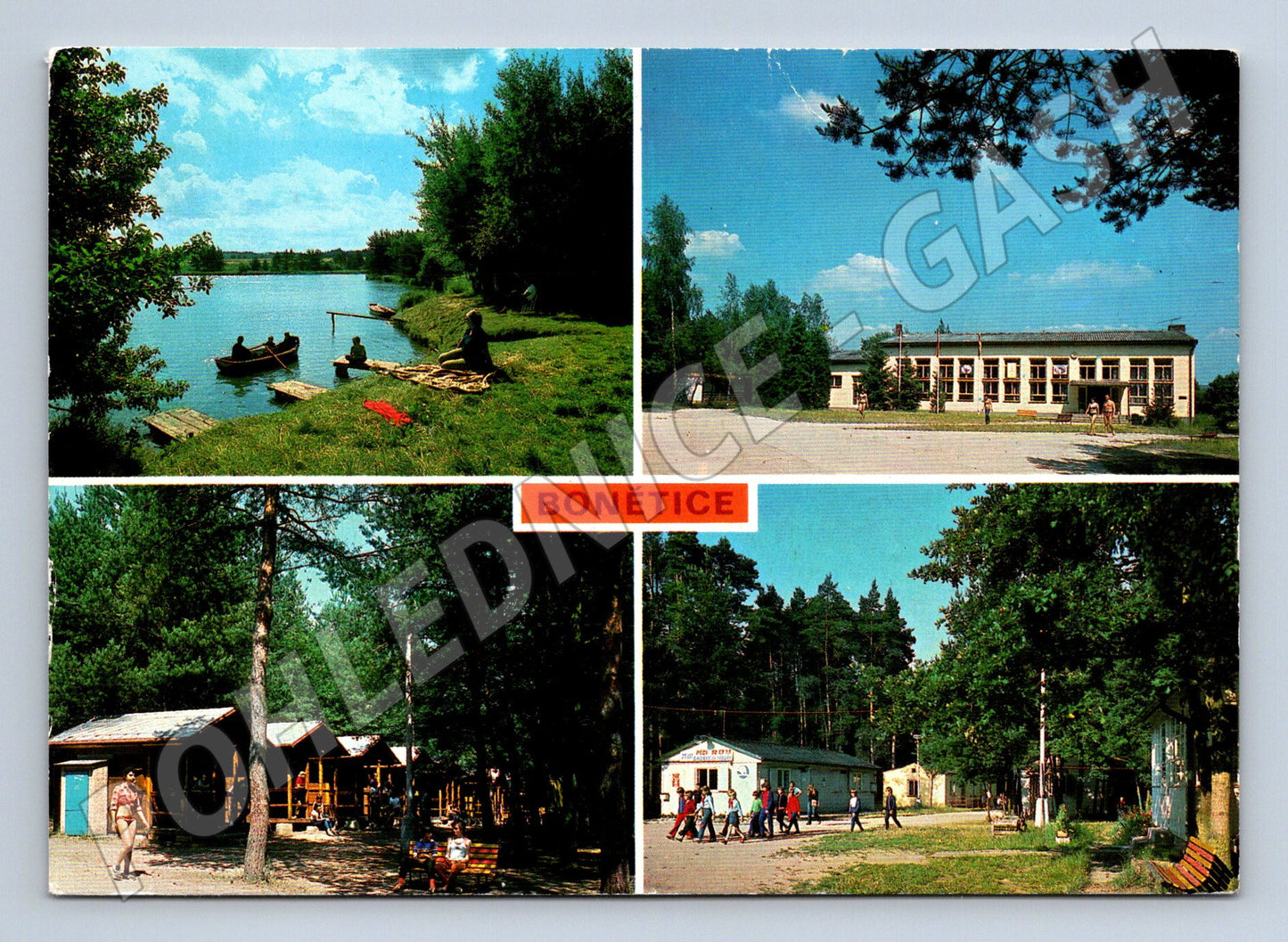 Pohlednice Bonětice pionýrský tábor (M14618)