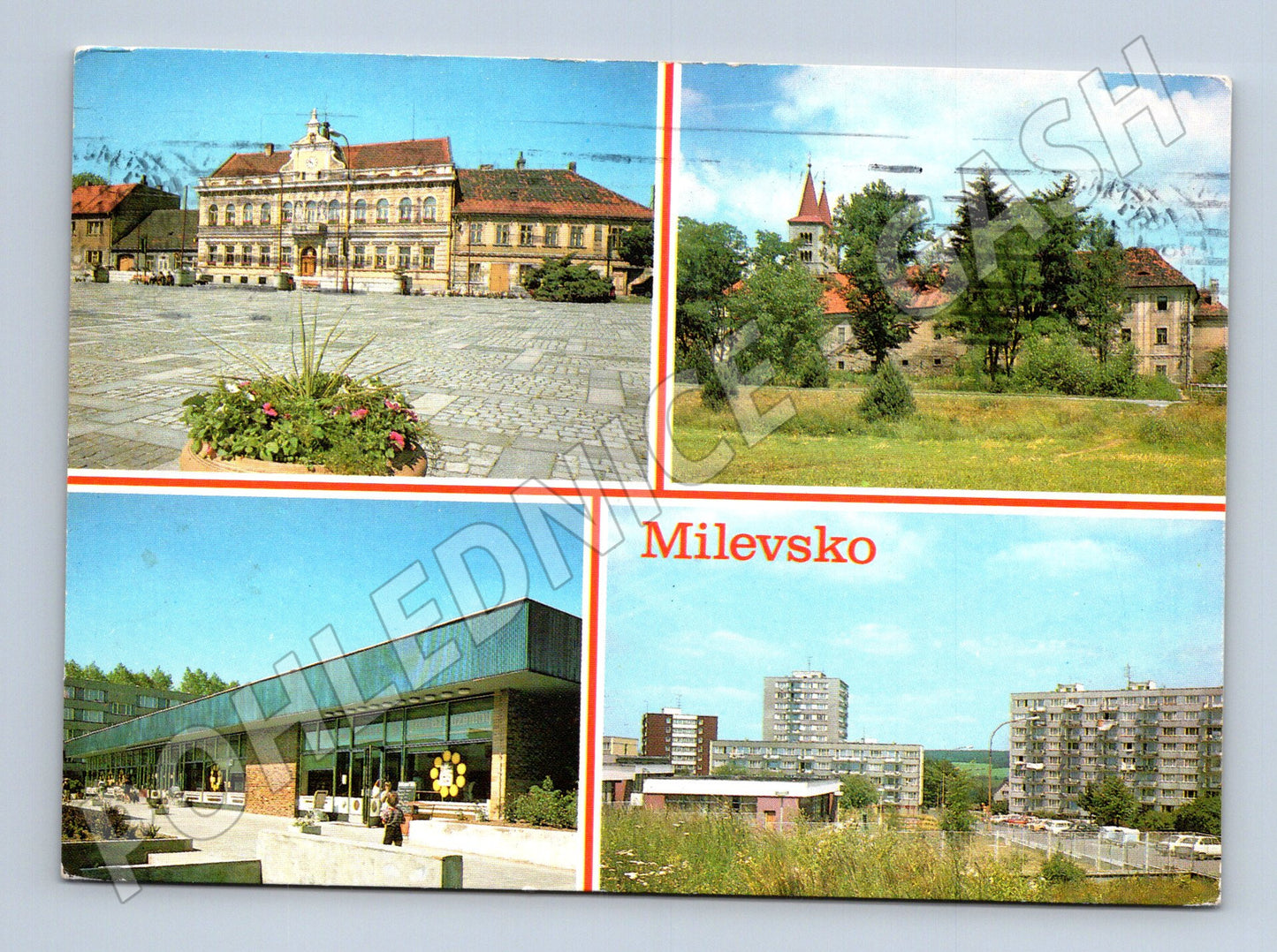 Pohlednice Milevsko více záběrů (M14627)