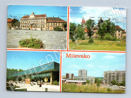 Pohlednice Milevsko více záběrů (M14627)