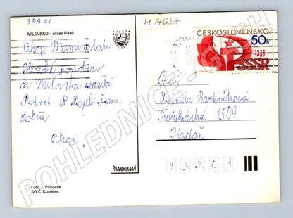 Pohlednice Milevsko více záběrů (M14627)
