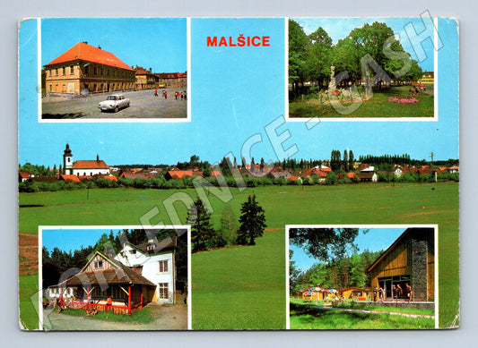 Pohlednice Malšice vícezáběrová (M14628)