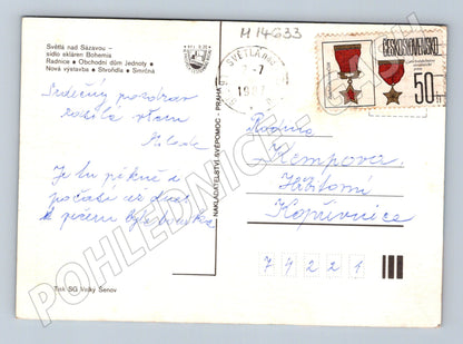 Pohlednice Světlá nad Sázavou více záběrů (M14633)