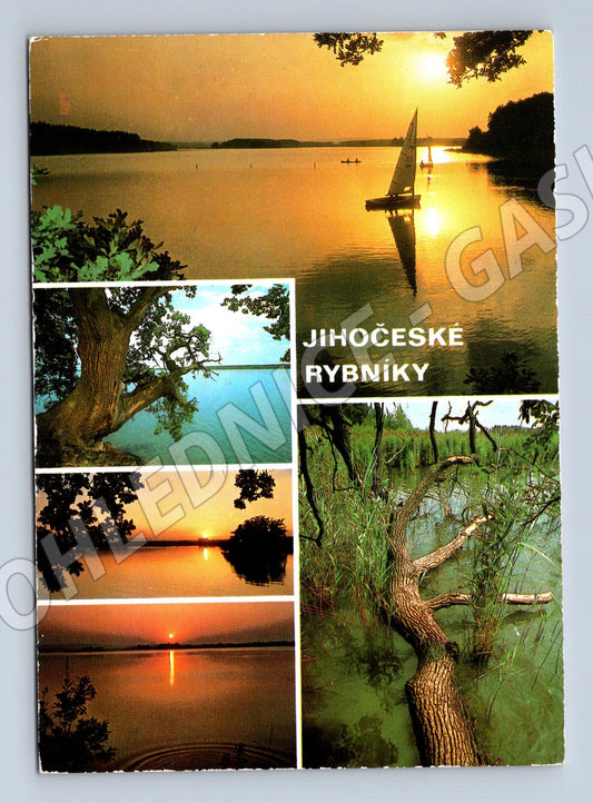 Pohlednice Jihočeské rybníky prošlá poštou (M14634)