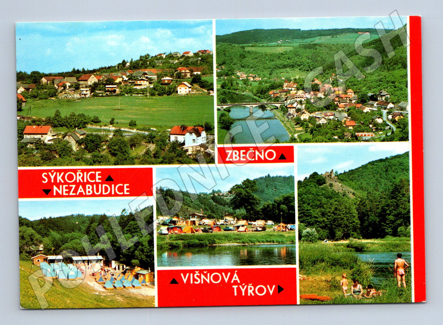 Pohlednice Sýkořice, Zbečno, Višňová (M14636)