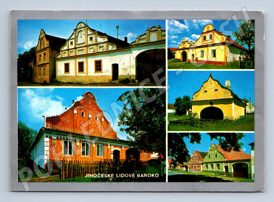 Pohlednice Jihočeské lidové baroko více záběrů (M14638)