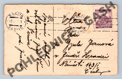 Pohlednice Velikonoční Čechy a Morava 1941 (M1464)