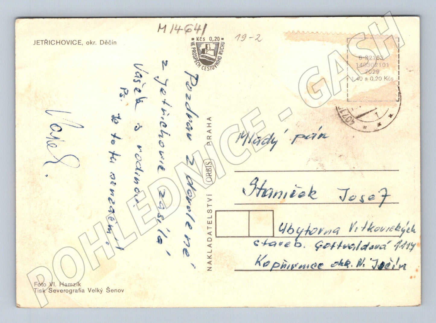Pohlednice Jetřichovice, okres Děčín (M14641)