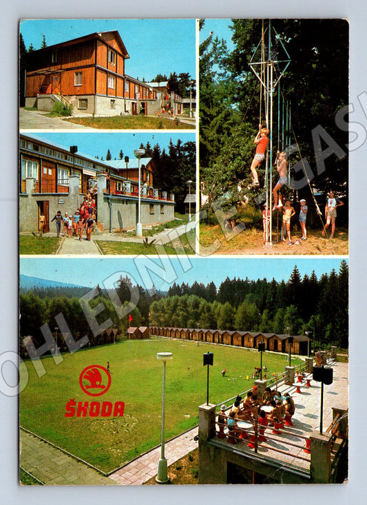 Pohlednice Pionýrský tábor ROH ŠKODA Vouldouchy (M14652)
