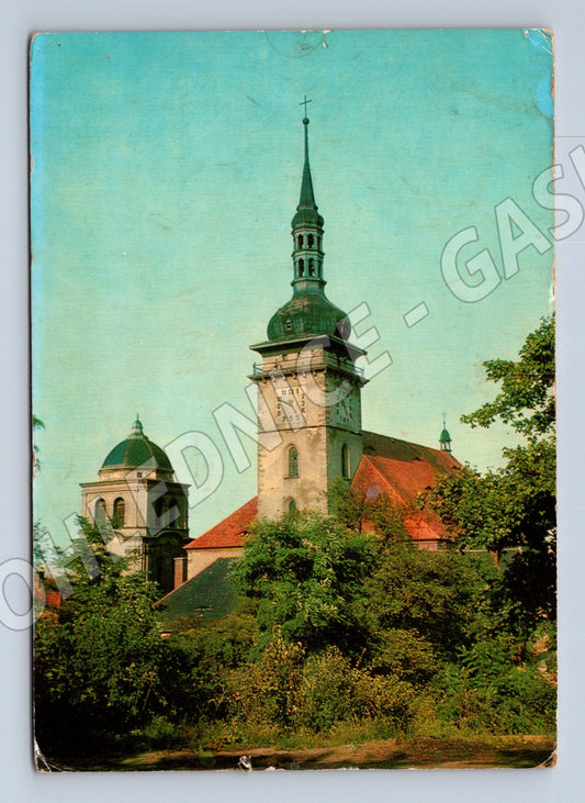 Pohlednice Most – děkanský kostel (M14657)