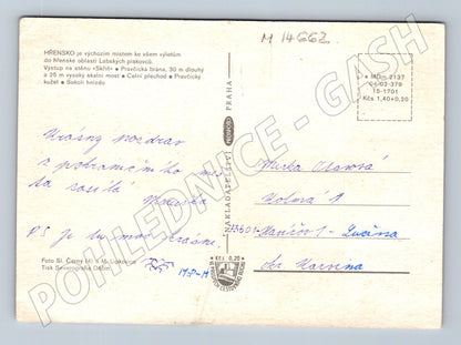 Pohlednice Hřensko Pravčická brána Labské pískovce (M14662)