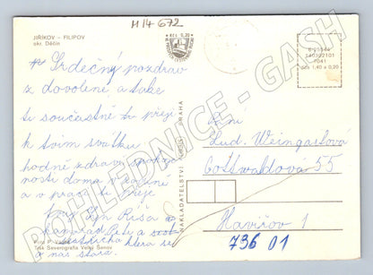 Pohlednice Jiříkov – Filipov, více záběrů (M14672)