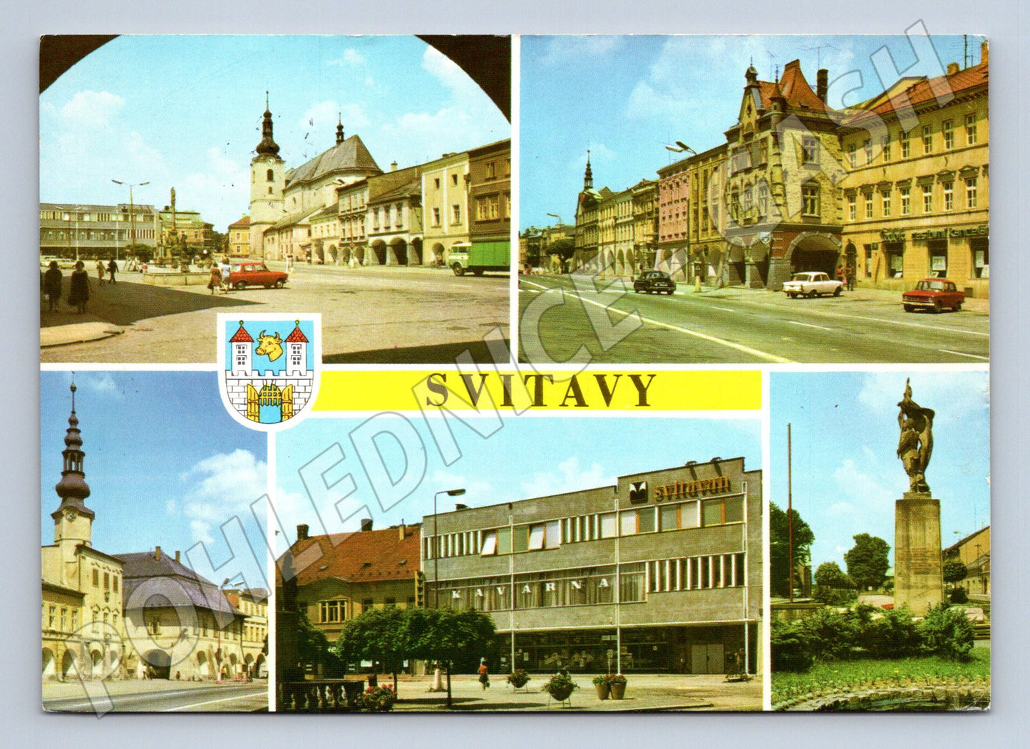 Pohlednice Svitavy – vícevýhled a architektura (M14684)