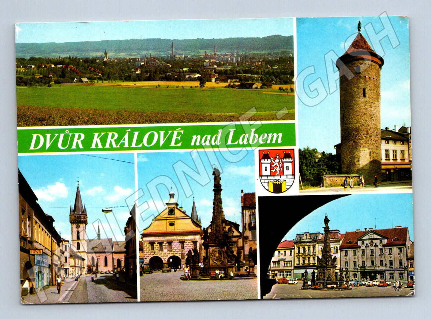 Pohlednice Dvůr Králové nad Labem více pohledů (M14687)