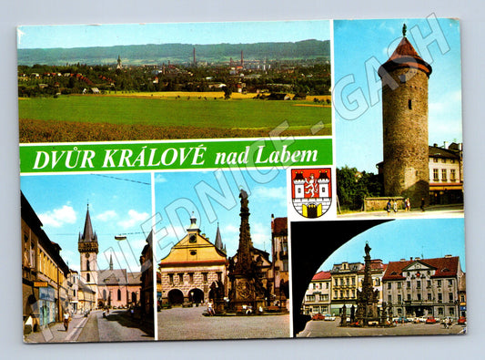 Pohlednice Dvůr Králové nad Labem více pohledů (M14687)