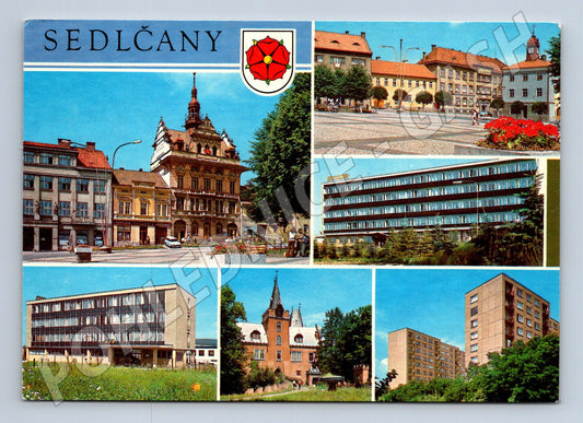 Pohlednice Sedlčany Náměstí Míru (M14697)