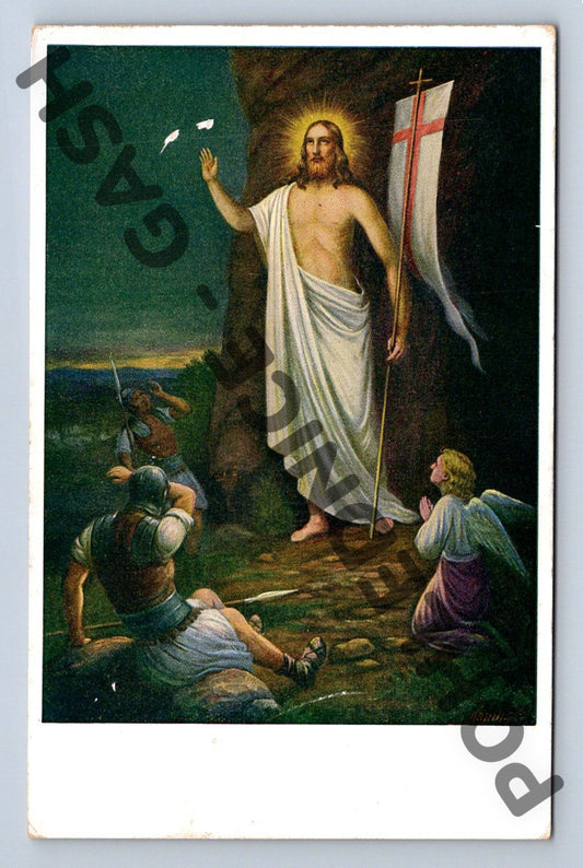 Pohlednice Velikonoční Vzkříšení B. Kaninský (M1470)