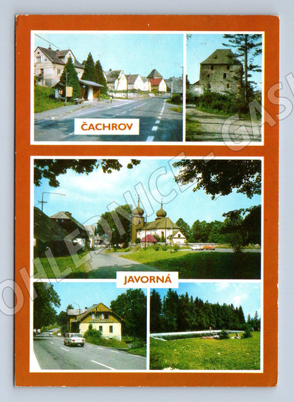 Pohlednice Javorná a Čachrov – Šumava (M14702)