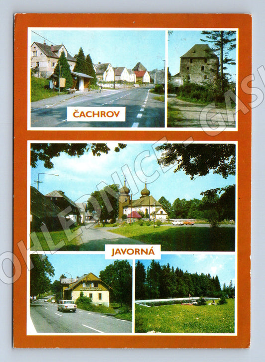Pohlednice Javorná a Čachrov – Šumava (M14702)