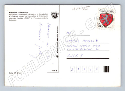 Pohlednice Harrachov Zimní Krkonoše (M14705)