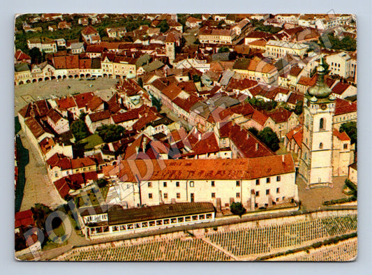 Pohlednice Mělník panorama vinic a města (M14716)