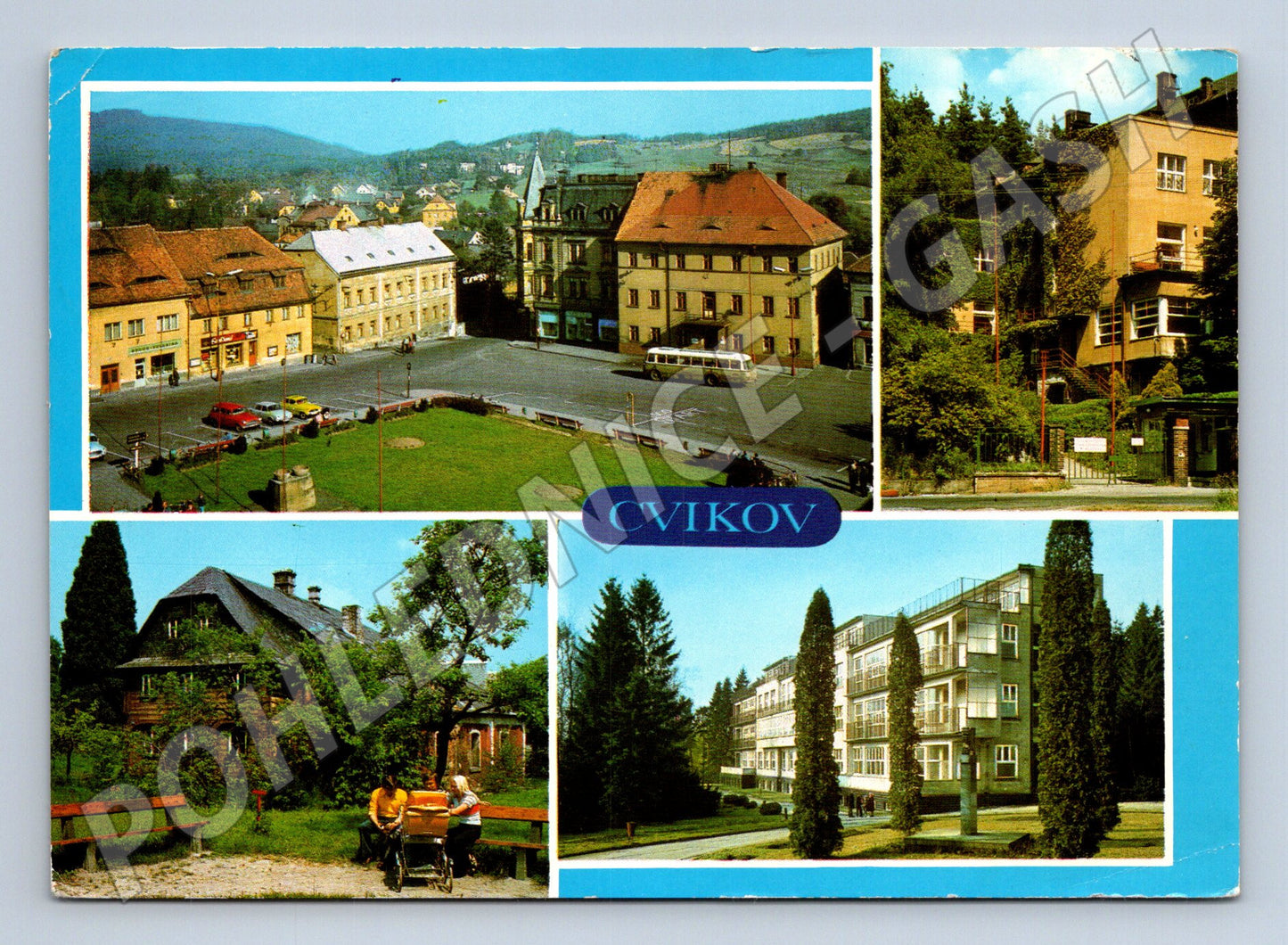 Pohlednice Cvikov historická ČSR (M14723)