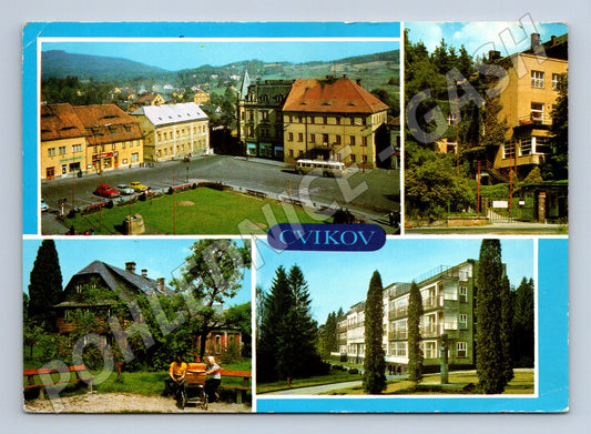 Pohlednice Cvikov historická ČSR (M14723)