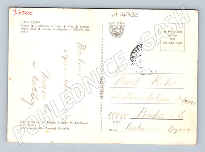 Pohlednice Jižní Čechy hrady příroda (M14730)
