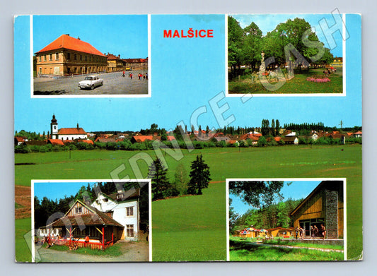 Pohlednice Malšice více záběrů (M14733)