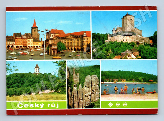 Pohlednice Český ráj Jičín hrad Kost Prachovské skály (M14738)