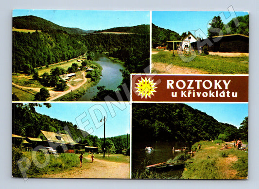 Pohlednice Roztoky u Křivoklátu rekreační středisko (M14740)