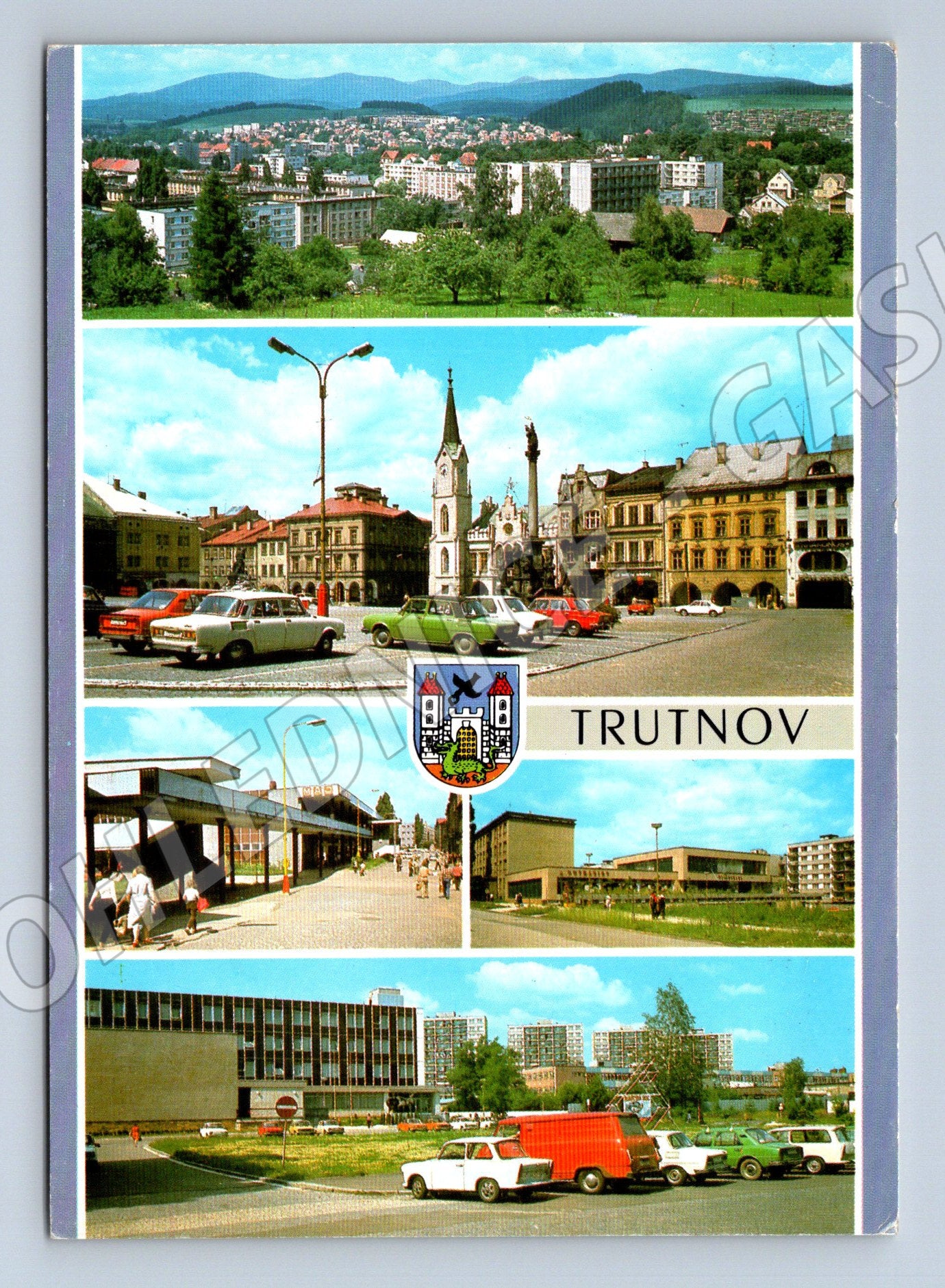 Pohlednice Trutnov více záběrů města (M14742)