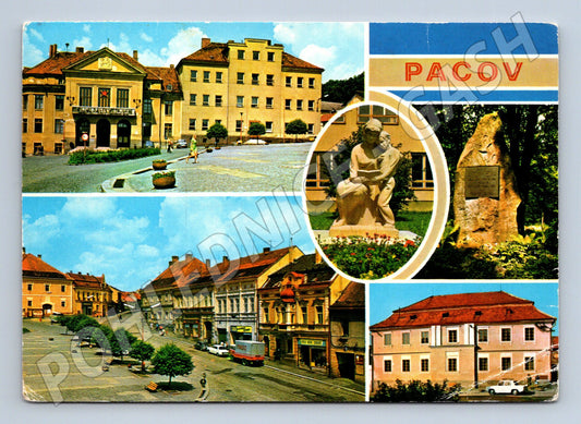 Pohlednice Pacov více záběrů (M14753)