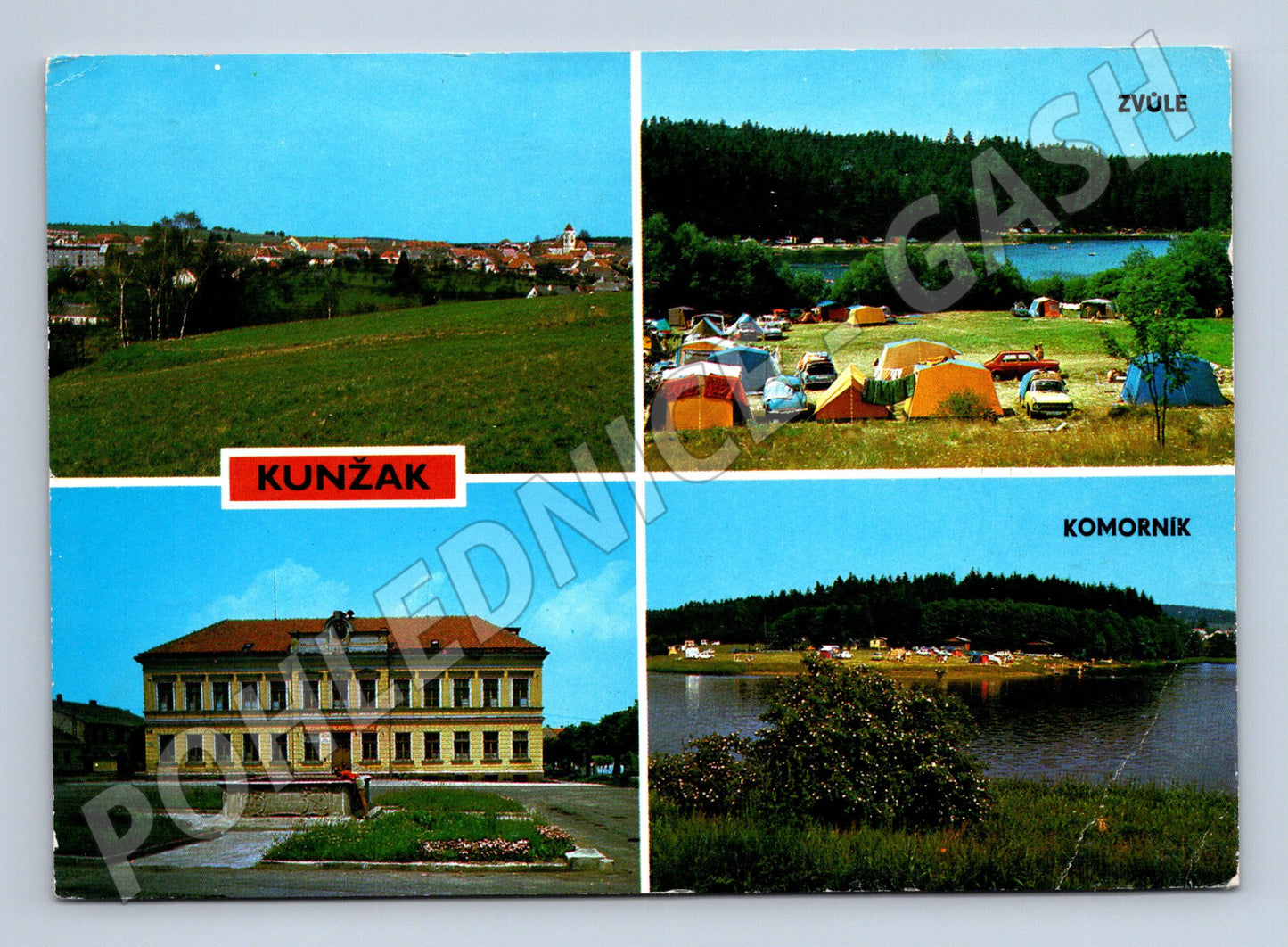Pohlednice Kunžak – Zvole (M14754)