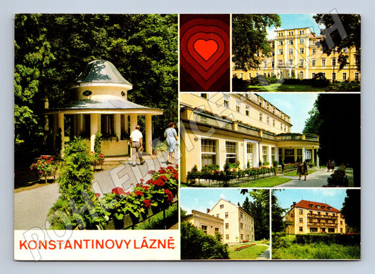 Pohlednice Konstantinovy Lázně historická (M14757)