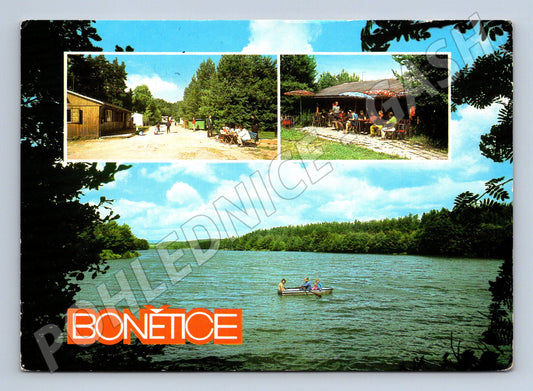 Pohlednice Bonětice Dětský tábor Jezero (M14769)