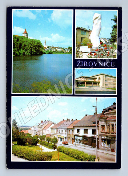 Pohlednice Žirovnice více záběrů města (M14772)