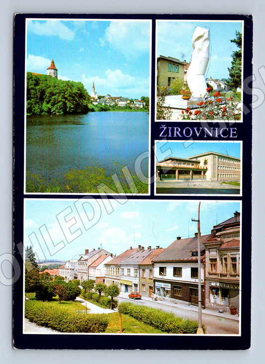 Pohlednice Žirovnice více záběrů města (M14772)