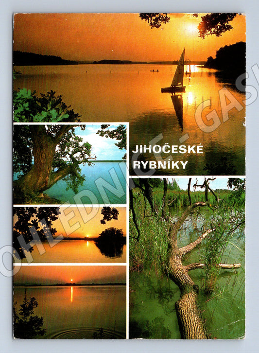 Pohlednice Jihočeské rybníky koláž (M14778)