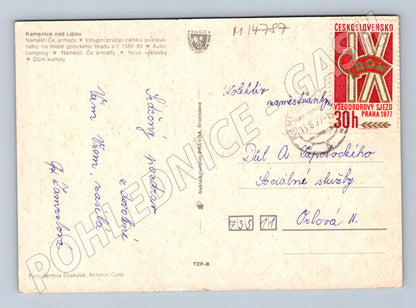 Pohlednice Kamenice nad Lipou koláž (M14787)