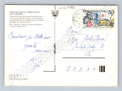 Pohlednice Třebechovický betlém unikát českého lidového umění (M14790)