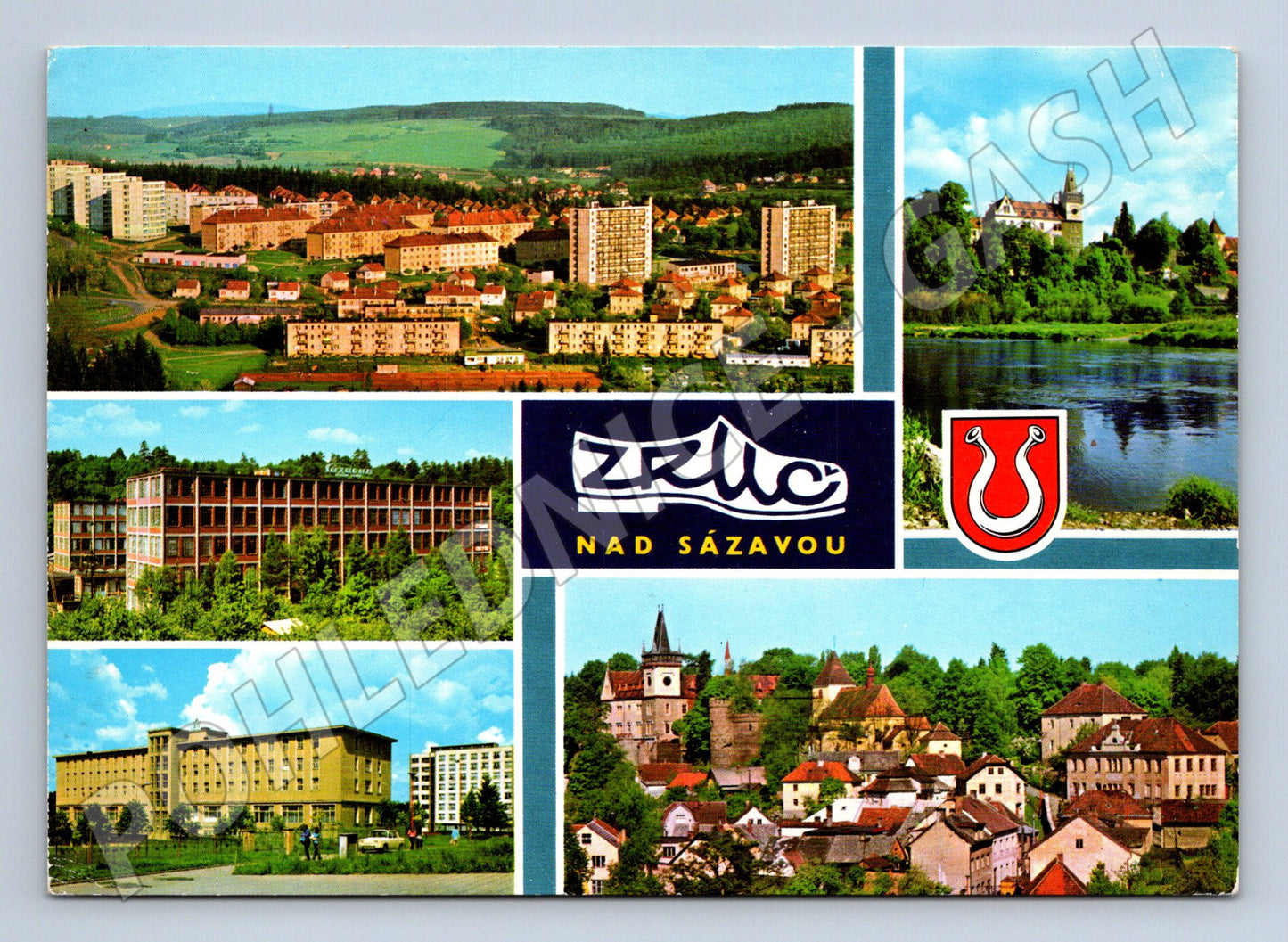 Pohlednice Zruč nad Sázavou koláž (M14792)