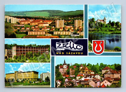 Pohlednice Zruč nad Sázavou koláž (M14792)