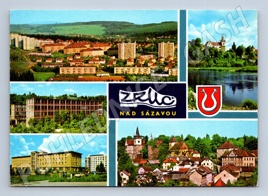 Pohlednice Zruč nad Sázavou koláž (M14792)