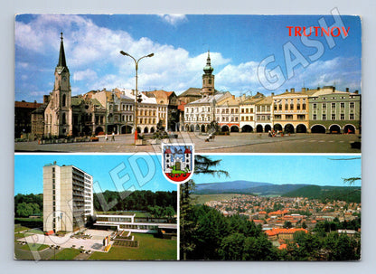 Pohlednice Trutnov náměstí a panoráma (M14795)