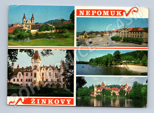 Pohlednice Nepomuk Žinkovy více záběrů (M14800)