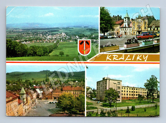 Pohlednice Králíky vícezáběrová (odesláno 1978, M14814)