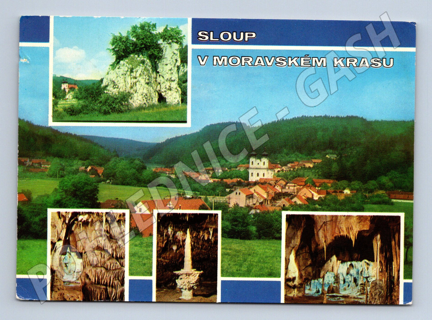 Pohlednice Sloup v Moravském krasu (M14817)