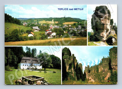 Pohlednice Teplice nad Metují skalní útvary (M14825)