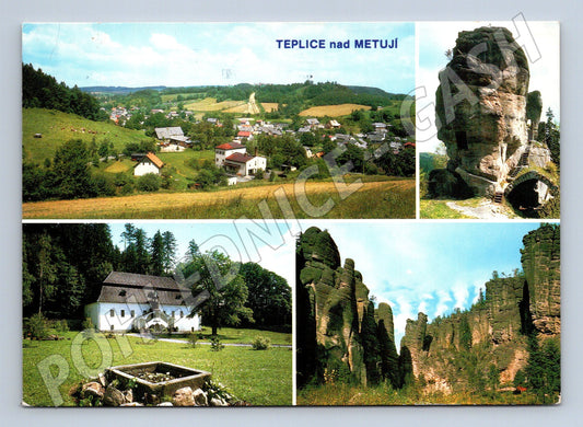Pohlednice Teplice nad Metují skalní útvary (M14825)