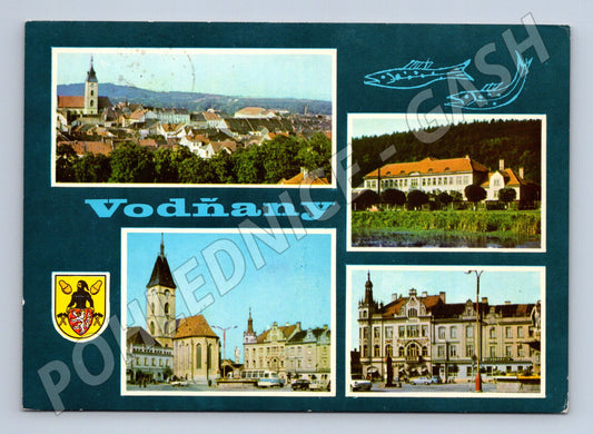Pohlednice Vodňany více záběrů (M14828)